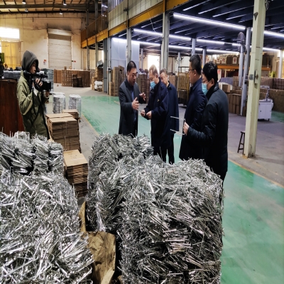 欢迎安平县副县长赵静携衡水市海关杨洪涛等一行领导来红星参观考察