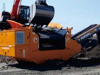 Tensioned self-cleaning screen application 6