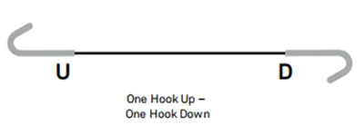 一钩向上一钩向下 One Hook Up and One Hook Down