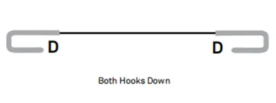 双钩向下 Both Hooks Down